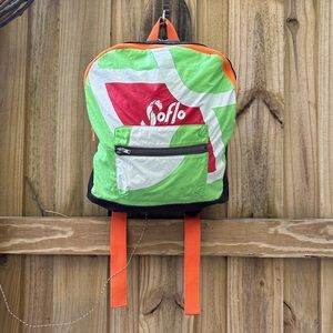 Soflo Riders Backpack made with repurposed kite